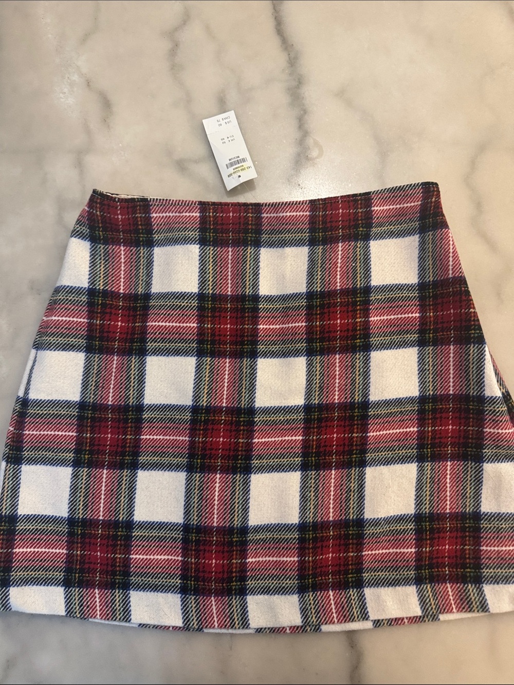 NWT Abercrombie & Fitch plaid skirt